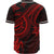 Polynesian Custom Personalised Baseball Shirt - Red Turtle - Polynesian Pride