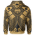 FSM Hoodie Gold Seal with Polynesian Tattoo - Polynesian Pride