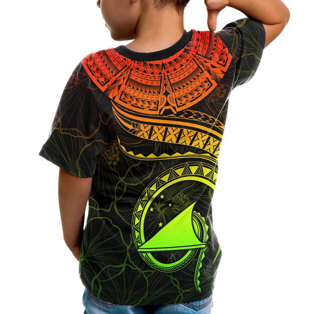 Tokelau Polynesian T Shirt Tokelau Waves (Reggae) - Polynesian Pride