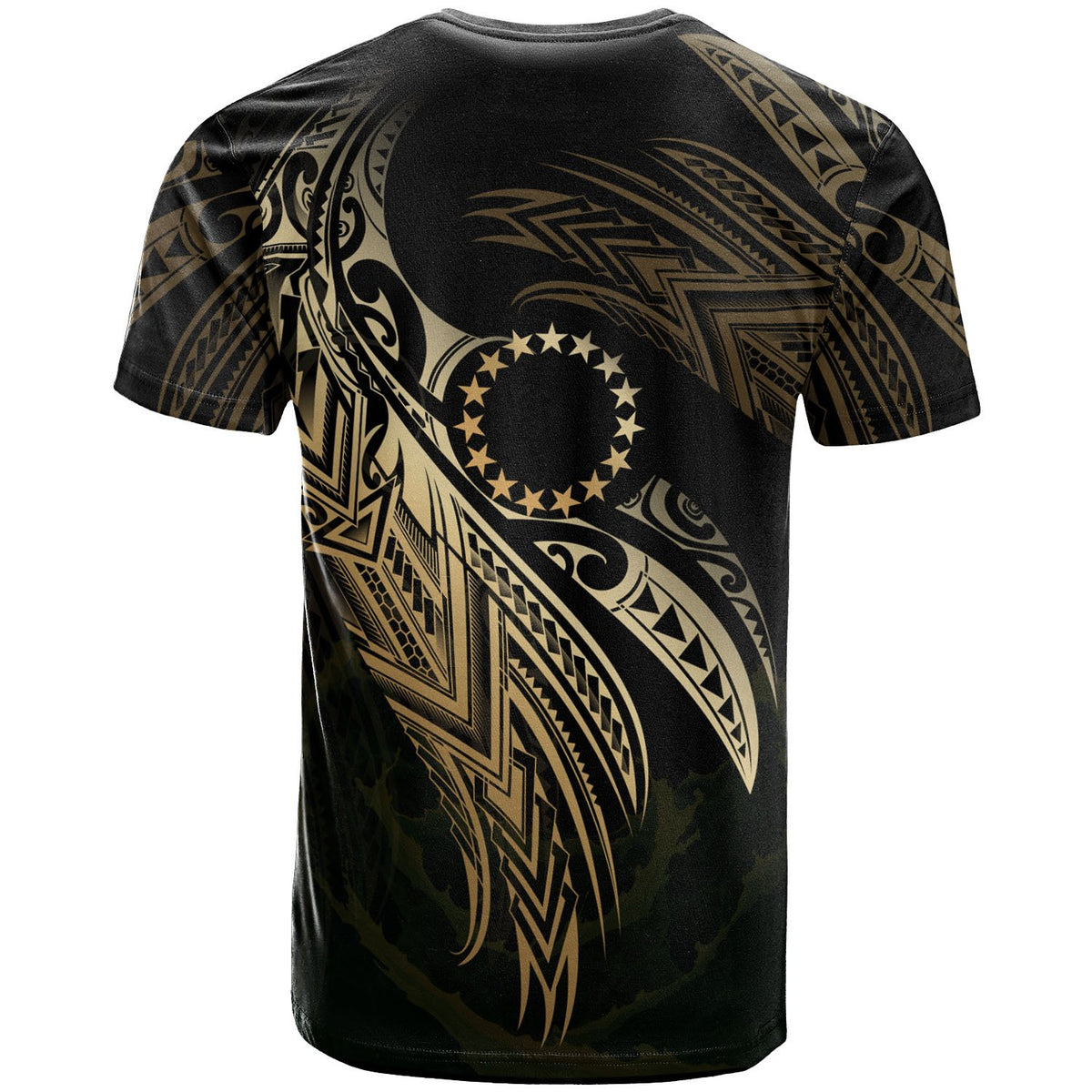 Cook Islands Polynesian T Shirt Cook Islands Legend Gold Version - Polynesian Pride