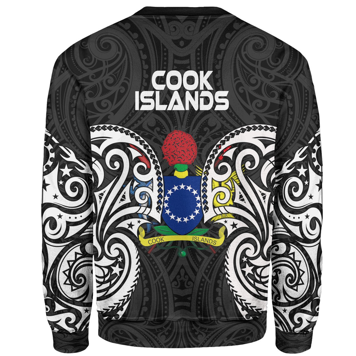 Cook Islands Polynesian Sweater - Spirit Style White - Polynesian Pride