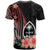 Guam Custom T Shirt Red Polynesian Hibiscus Pattern Style - Polynesian Pride