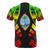 Guam T Shirt Guam Coat of Arms Polynesian Tattoo Reggae Style - Polynesian Pride