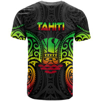 Tahiti Polynesian Custom T Shirt Tahitians Spirit Reggae - Polynesian Pride