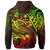 Guam Polynesian Zip up Hoodie Reggae Shark Polynesian Tattoo - Polynesian Pride