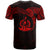 Vanuatu Polynesian T Shirt Full Color Heart Shield - Polynesian Pride