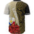 Philippines Polynesian Baseball Shirt - Coat Of Arm With Hibiscus Gold - Polynesian Pride