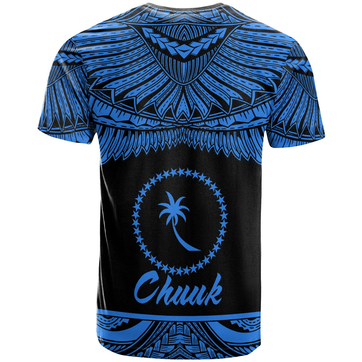 Chuuk Polynesian T Shirt Chuuk Pride Blue Version - Polynesian Pride