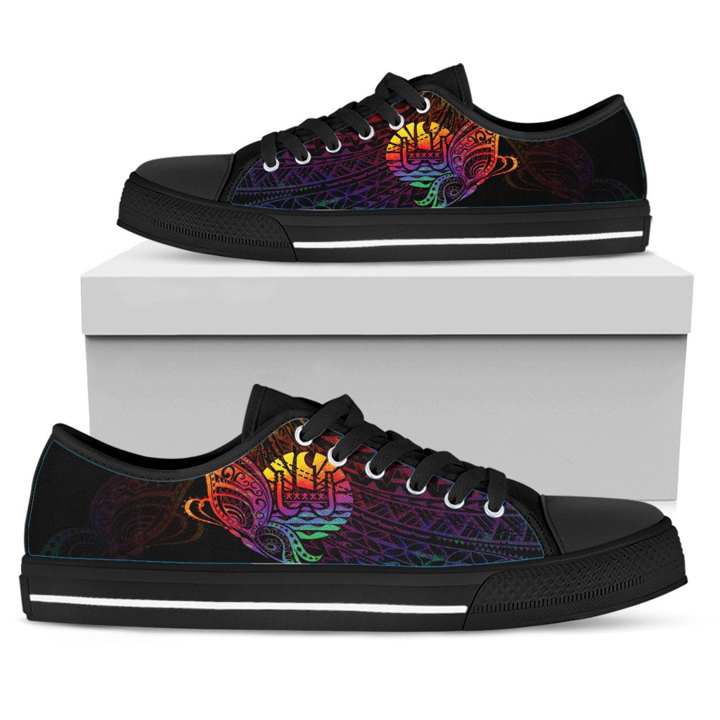 Tahiti Low Top Shoes - Butterfly Polynesian Style - Polynesian Pride