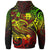 FSM Zip up Hoodie Reggae Shark Polynesian Tattoo - Polynesian Pride