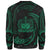 Samoa Polynesian Sweater - Green Tribal Wave - Polynesian Pride