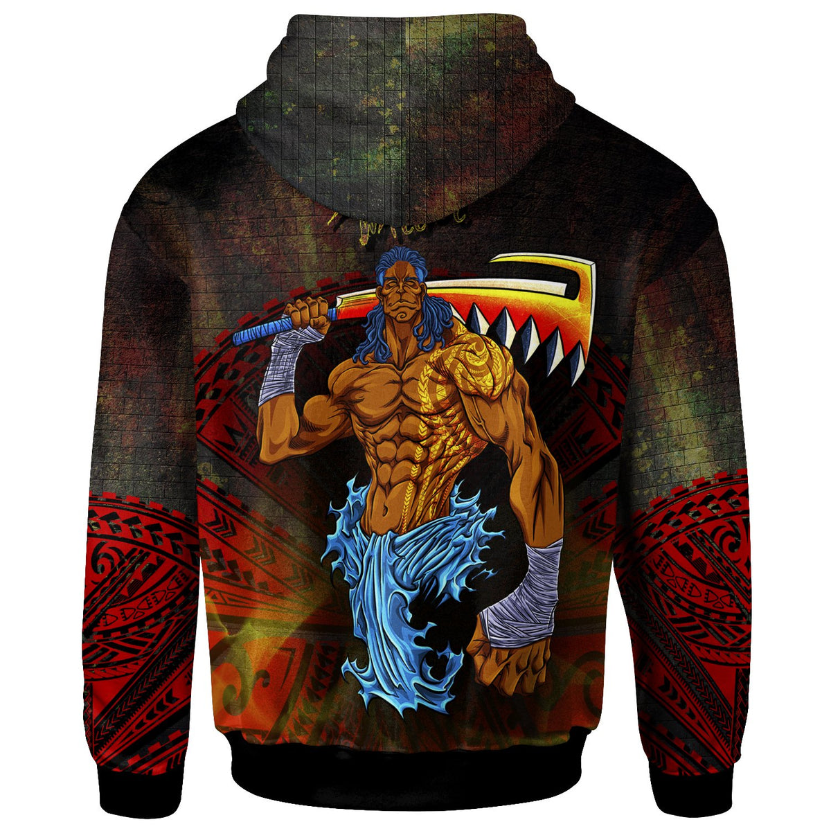 Samoa Polynesian Hoodie Samoa Warrior - Polynesian Pride