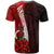 Vanuatu Polynesian Custom T Shirt Coat of Arm With Hibiscus - Polynesian Pride