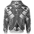 Chuuk Hoodie White Seal with Polynesian Tattoo - Polynesian Pride