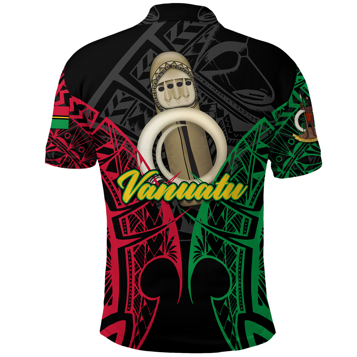 Vanuatu 42nd Independence Anniversary Pride Polo Shirt LT12 - Polynesian Pride