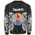 Tahiti Polynesian Custom Personalised Sweater - Spirit Style White - Polynesian Pride
