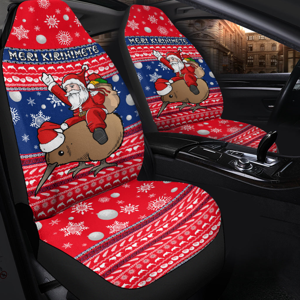 New Zealand Maori Meri Kirihimete Car Seat Covers - LT2 - Polynesian Pride