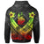New Caledonia Polynesian Zip up Hoodie New Caledonia Reggae Seal Camisole Hibiscus Style - Polynesian Pride
