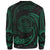 Palau Polynesian Custom Personalised Sweater - Green Tribal Wave - Polynesian Pride