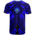 Fsm Custom T Shirt Blue Seal with Polynesian Tattoo - Polynesian Pride