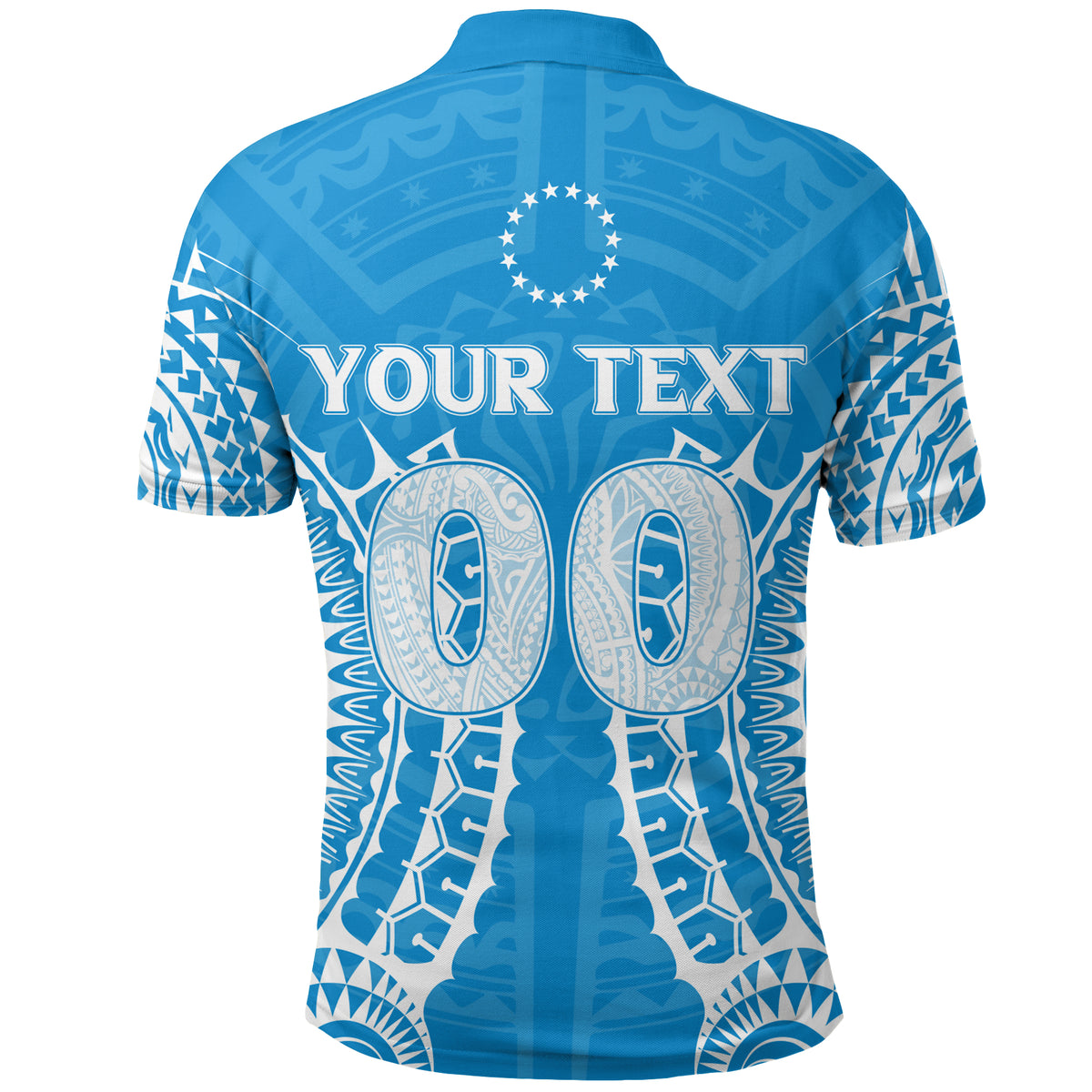 Custom Cook Islands Tongareva Polo Shirt Tribal Pattern LT12 - Polynesian Pride