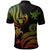 Niue Polo Shirt Polynesian Turtle With Pattern Reggae - Polynesian Pride
