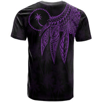 Chuuk Custom T Shirt Polynesian Wings (Purple) - Polynesian Pride