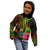 New Caledonia Polynesian Zip up Hoodie Hibiscus and Banana Leaves - Polynesian Pride