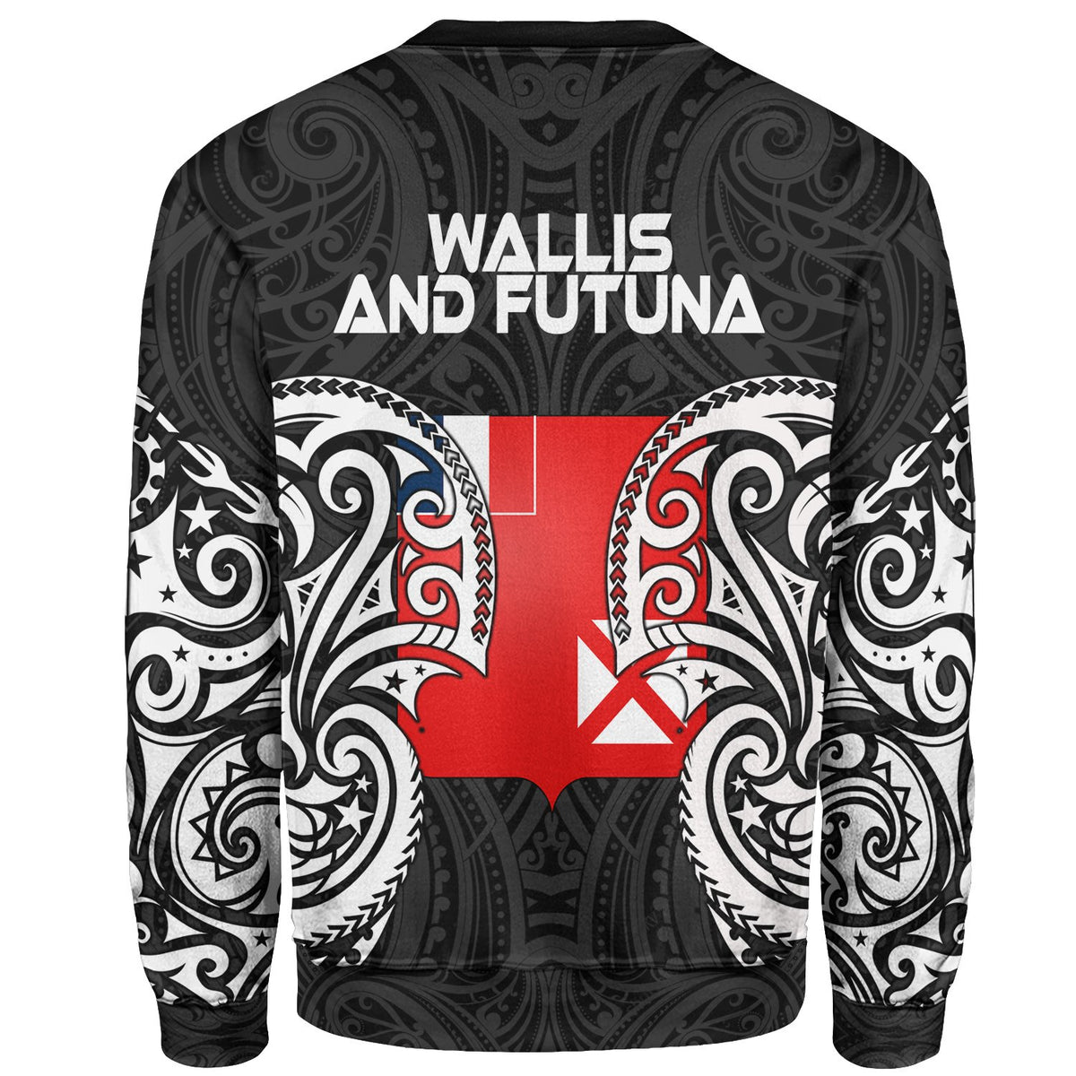 Wallis and Futuna Polynesian Sweater - Spirit Style White - Polynesian Pride