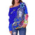 fiji-custom-personalised-womens-off-shoulder-sweater-turtle-plumeria-blue