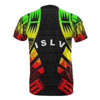 Society Islands T Shirt Society Islands Flag Polynesian Tattoo Reggae Style - Polynesian Pride