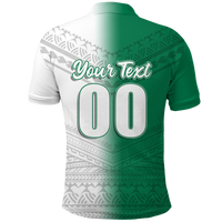 (Custom Personalised) Mitiaro Cook Islands Pride Polo Shirt - LT12 - Polynesian Pride