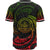 Palau Polynesian Custom Personalised Baseball Shirt - Reggae Tribal Wave - Polynesian Pride