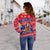 New Zealand Maori Meri Kirihimete Women Off Shoulder Sweater - LT2 - Polynesian Pride