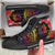 Papua New Guinea High Top Shoes - Tropical Hippie Style - Polynesian Pride
