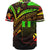 Wallis and Futuna Baseball Shirt - Reggae Color Cross Style - Polynesian Pride