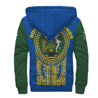Solomon Islands Independence Anniversary 44th Years Sherpa Hoodie - LT12 - Polynesian Pride
