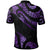 Palau Custom Polo Shirt Polynesian Tattoo Purple Version - Polynesian Pride