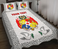 (Custom Personalised) Tonga Quilt Bed Set Be Unique Version 01 Gray LT13 - Polynesian Pride