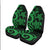 Guam Car Seat Covers - Green Tentacle Turtle Crest - Polynesian Pride