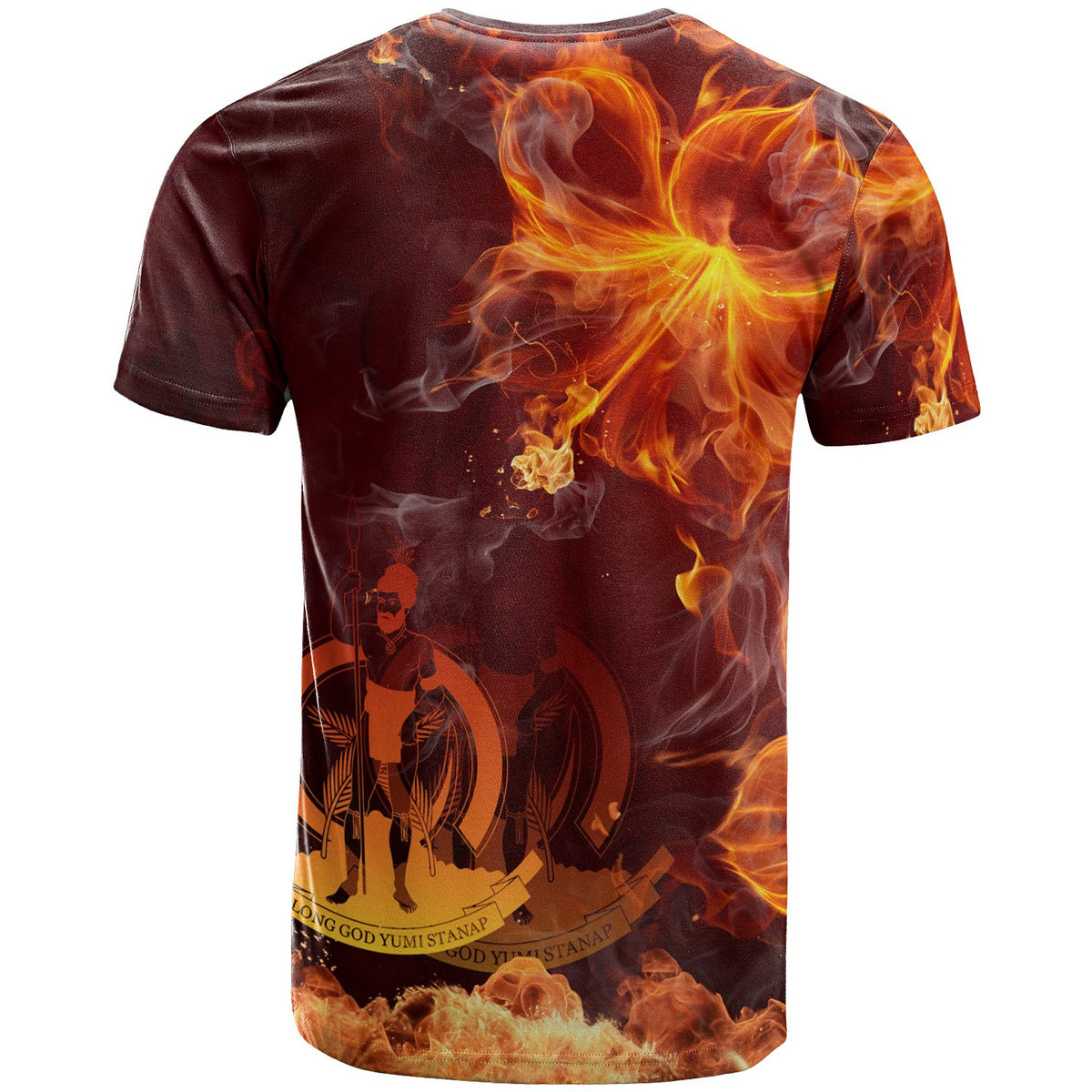 Vanuatu Polynesian T Shirt Fire Hibiscus - Polynesian Pride
