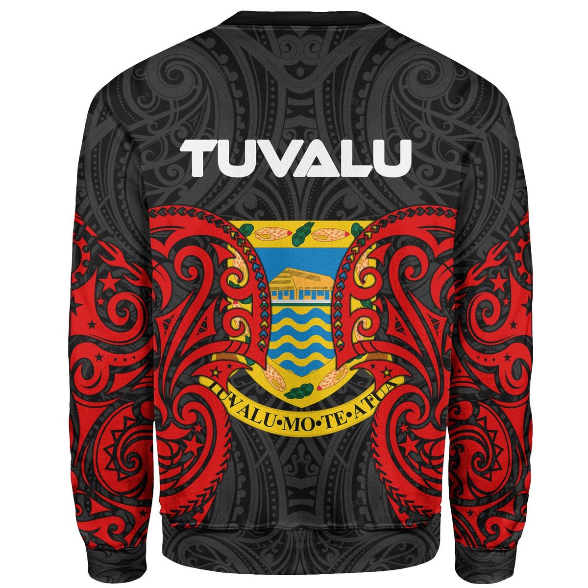 Tuvalu Polynesian Custom Personalised Sweater - Spirit Style - Polynesian Pride