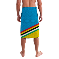 Custom Torba Vanuatu Province Lavalava Flag Style LT12 - Polynesian Pride