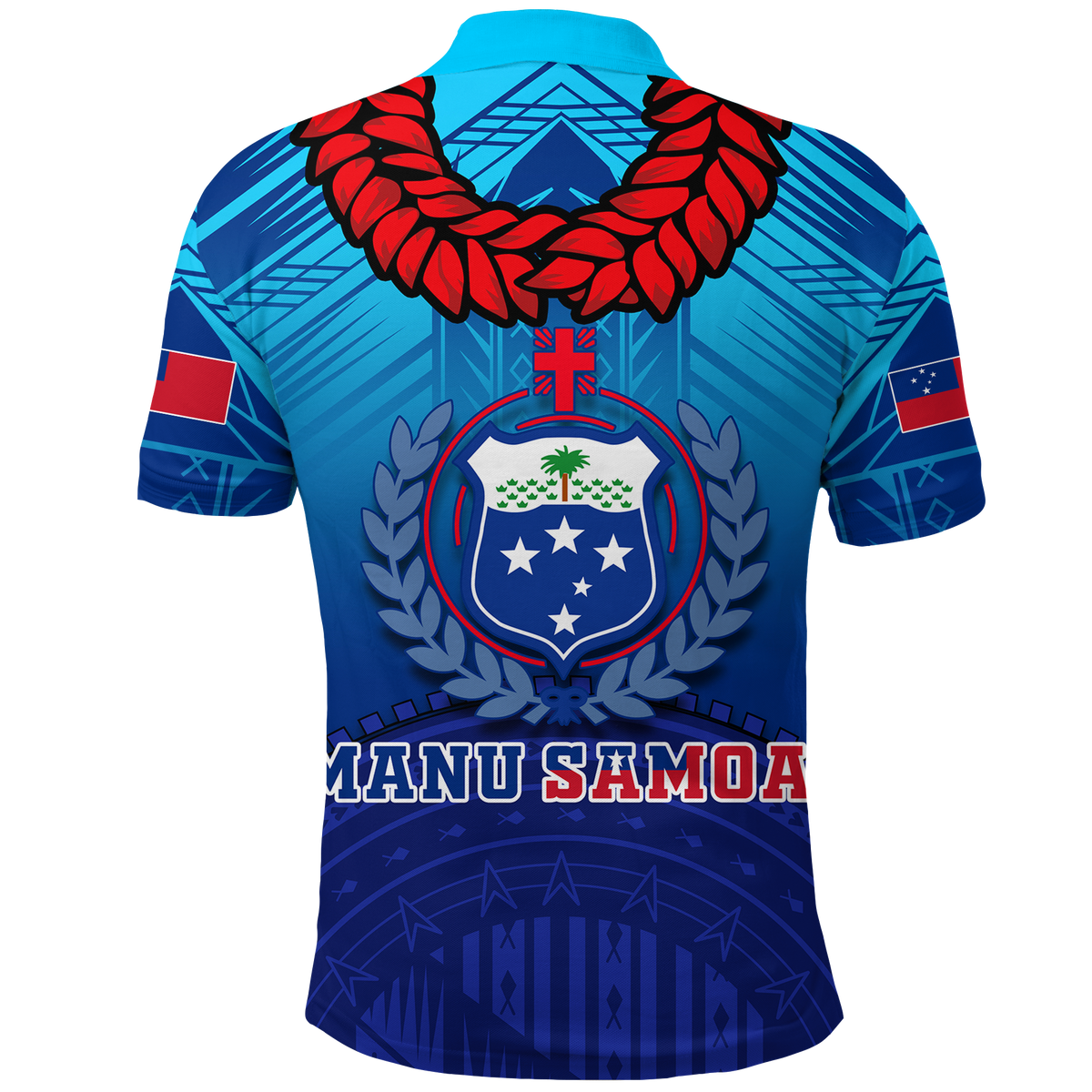 Manu Samoa Legend Polo Shirt LT12 - Polynesian Pride