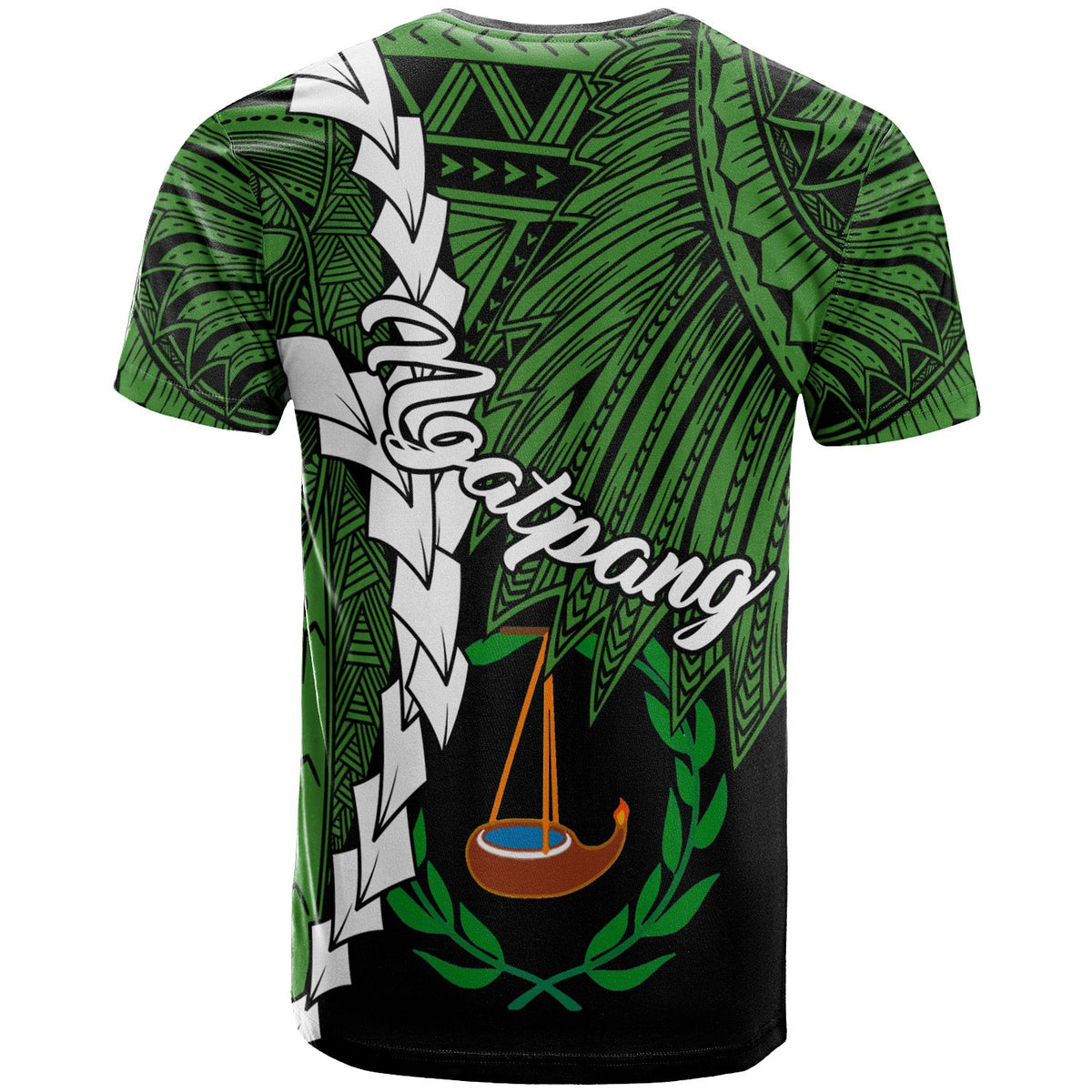 Palau Ngatpang Polynesian Custom T Shirt Tribal Wave Tattoo - Polynesian Pride