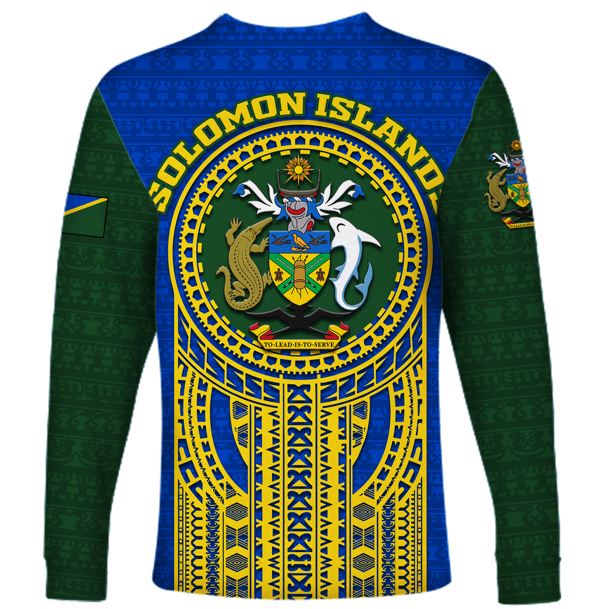 Solomon Islands Independence Anniversary 44th Years Long Sleeve Shirt - LT12 - Polynesian Pride