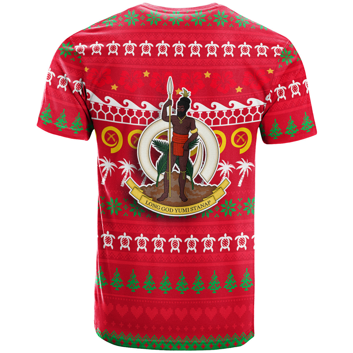 Vanuatu Christmas T Shirt Ugly Christmas LT12 - Polynesian Pride