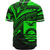 Kiribati Baseball Shirt - Green Color Cross Style - Polynesian Pride