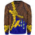 Papua New Guinea Manus Province Polynesian Custom Personalised Sweater - Tribal Wave Tattoo - Polynesian Pride