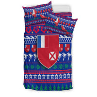 Wallis and Futuna Christmas Bedding Set - Ugly Christmas - LT12 - Polynesian Pride